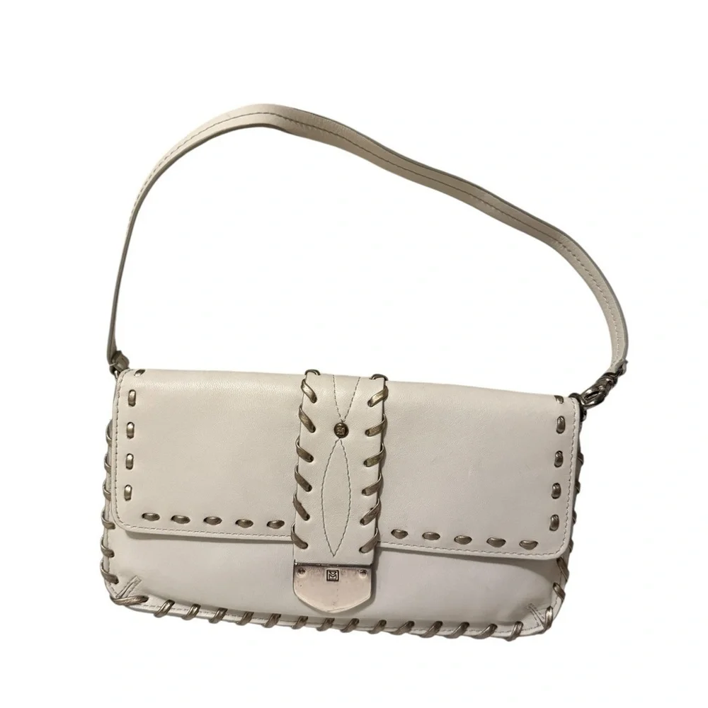 Micheal kors Stylish White Leather Women's Bag